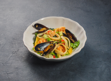 Салат с морепродуктами