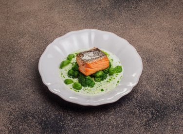 Филе мурманской форели с брокколи