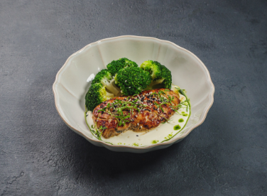 Куриная грудка BBQ с брокколи